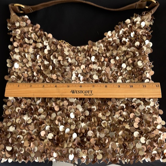 Shimmering lined vintage sequin bag — sparkly, not scratchy! - Picture 11 of 15